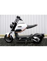 moto électrique blanche 50 cc e-miku