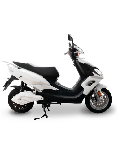 scooter electrique e-stock blanc