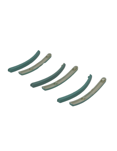 Kit baguettes de marche pied (6 pieces) bleu e-retro  - 1
