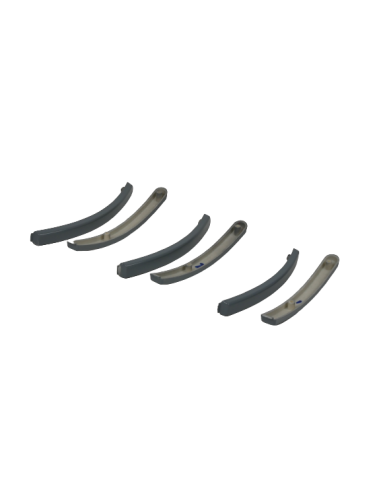 Kit baguettes de marche pied (6 pieces) gris souris e-retro  - 1