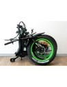 fatbike e-nomad S pliable plié vert