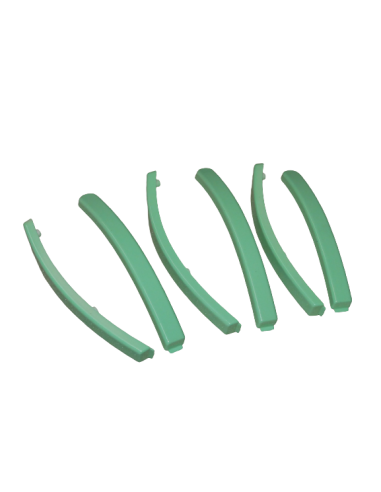 Kit baguettes de marche pied (6 pieces) vert e-retro  - 1