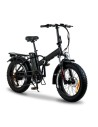 Vélo électrique fatbike pliant noir