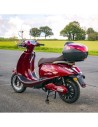 scooter électrique 50 rouge métallisé e-presto qualité française