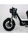 scooter électrique e-bonsaï équivalent 50 cm³ noir brillant profil gauche guidon plié