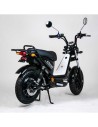 scooter électrique e-bonsaï équivalent 50 cm³ noir brillant trois quart dos droit