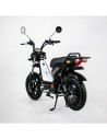 scooter électrique e-bonsaï équivalent 50 cm³ noir brillant trois quart dos gauche