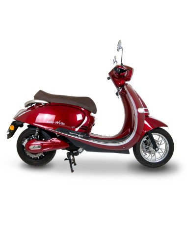 scooter electrique 125 e-presto max noir mat profil droit avec top case