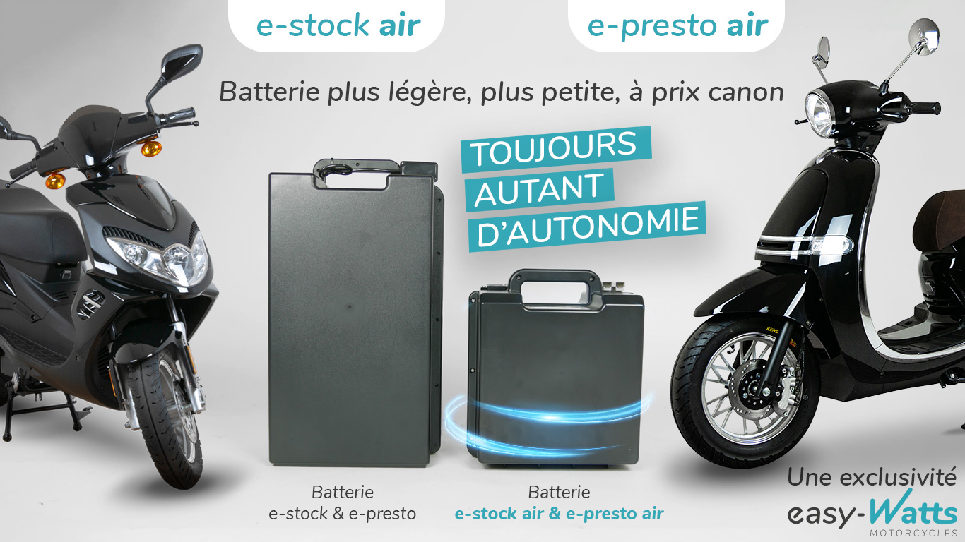 batterie scooter e-presto air et e-stock air
