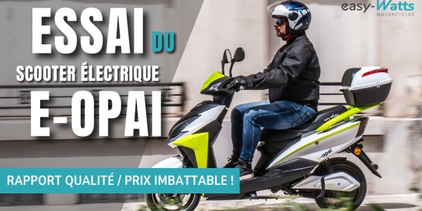 URBAANEWS : ESSAI SCOOTER ÉLECTRIQUE EASY-WATTS E-OPAI : FACILE, EFFICACE ET ABORDABLE