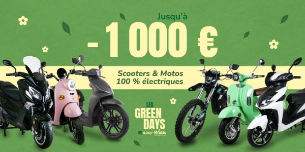 Nos meilleures offres du mois : Green Days by easy-Watts
