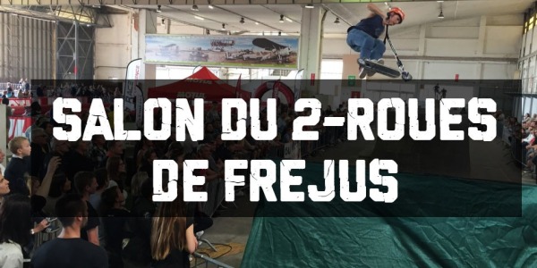 Une partie de notre gamme présentée sur le salon du 2-roues de Fréjus